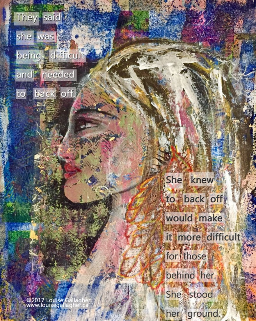 No. 20 stood her ground